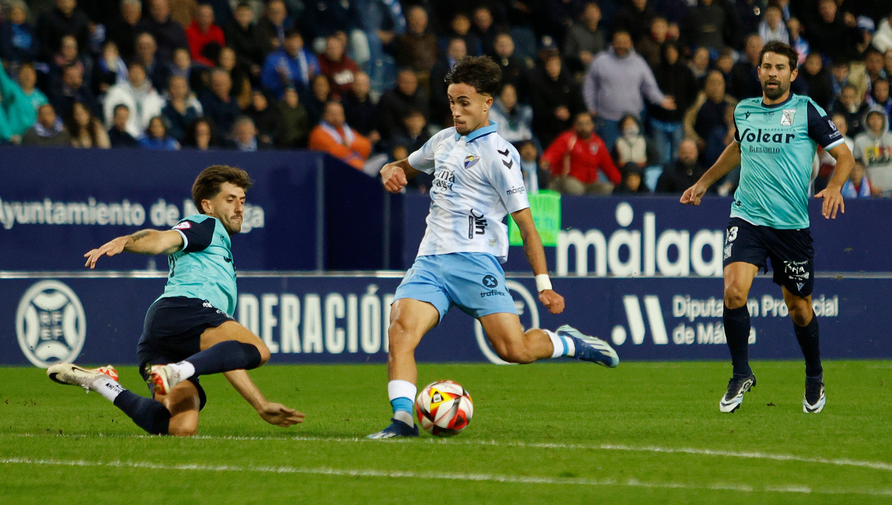 Las mejores imágenes del Málaga - Sanluqueño