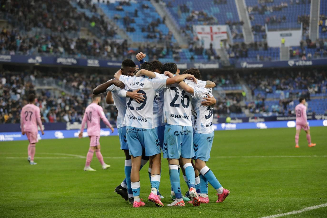 El Málaga-Eldense de la Copa del Rey, en imágenes