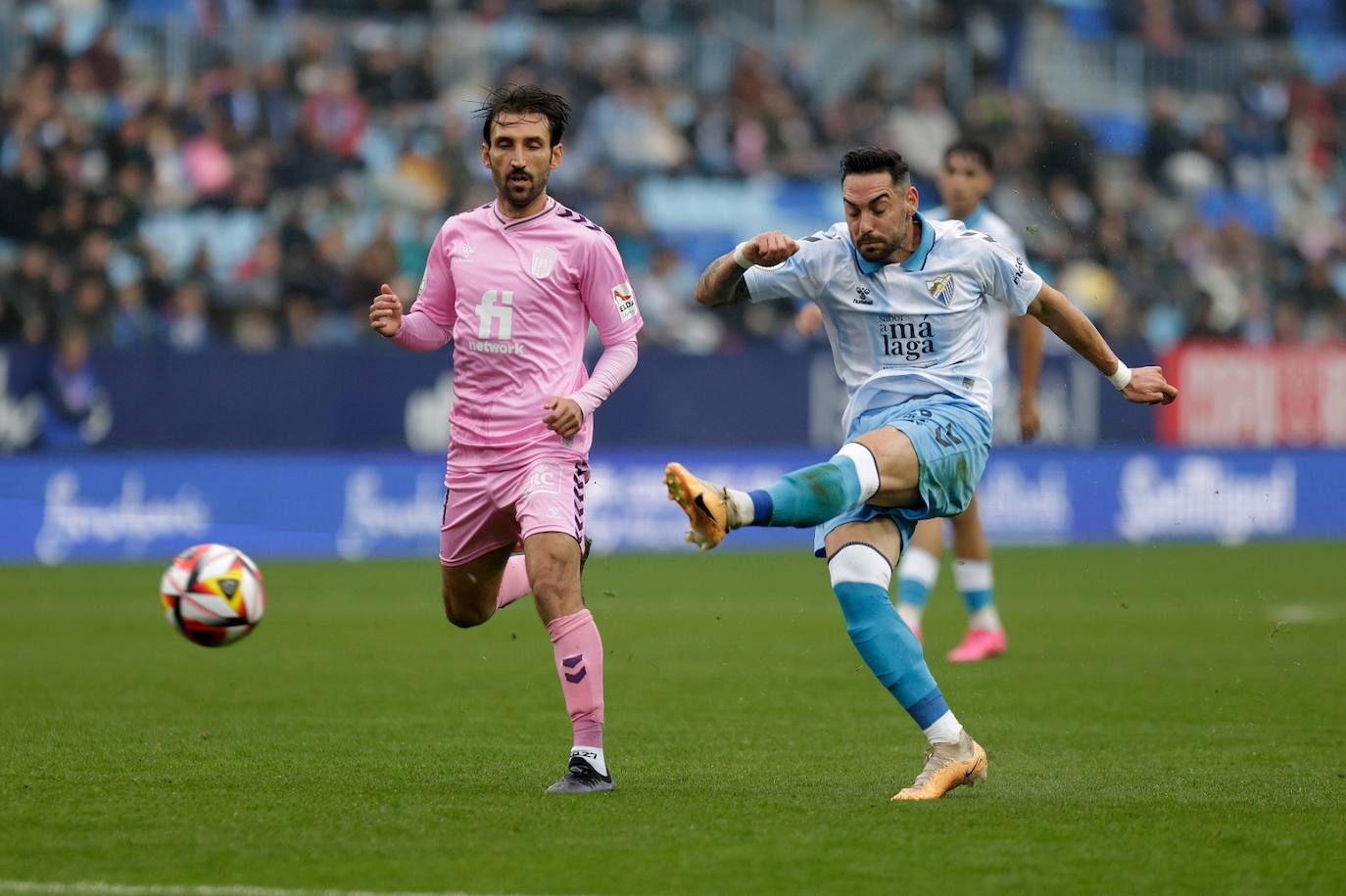 El Málaga-Eldense de la Copa del Rey, en imágenes