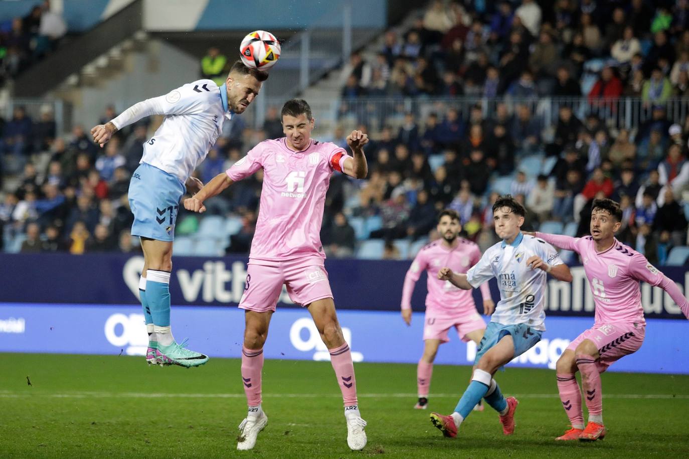 El Málaga-Eldense de la Copa del Rey, en imágenes