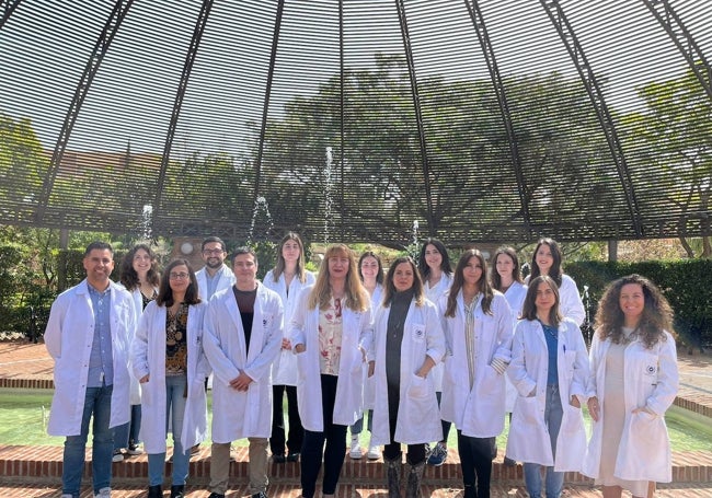 Grupo de investigación I+D NeuroAD, del que forma parte Bettinetti: «Estamos acostumbrados a trabajar con pocos recursos» .