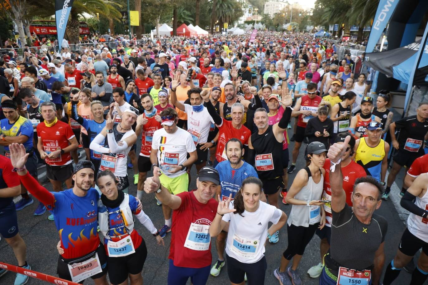 Las mejores imágenes del Maratón de Málaga 2023