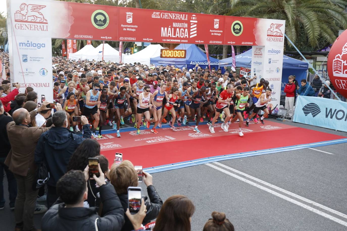 Las mejores imágenes del Maratón de Málaga 2023