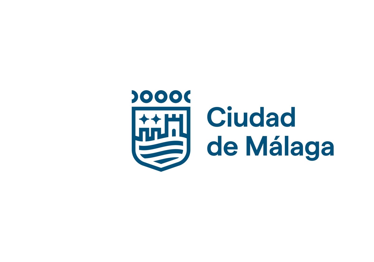 Nuevo logo del Ayuntamiento de Málaga, que se implantará paulatinamente. Antes debe ser aprobado en sesión plenaria.