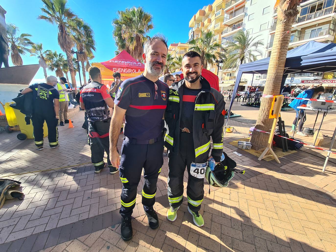 La Carrera Vertical de Fuengirola, en imágenes