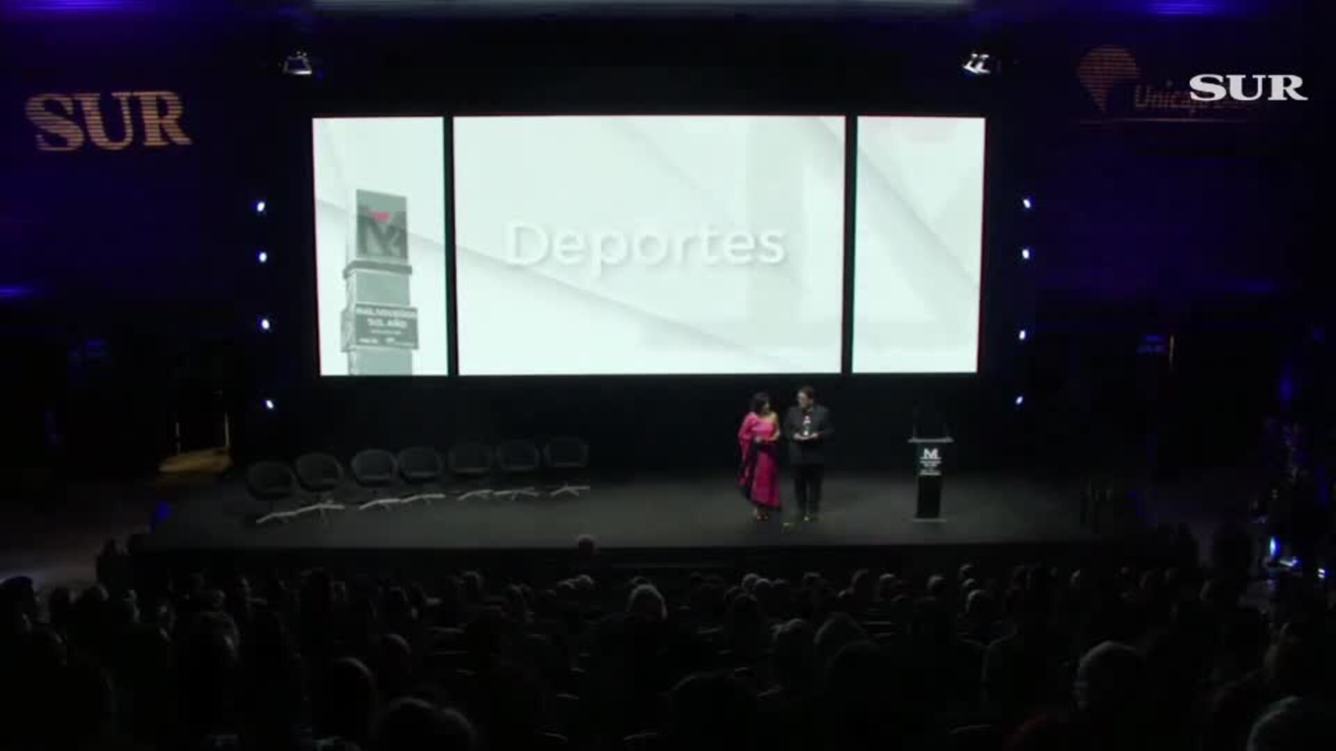 Premios SUR | Discurso de la patinadora Natalia Baldizzone, galardonada en la sección de Deportes