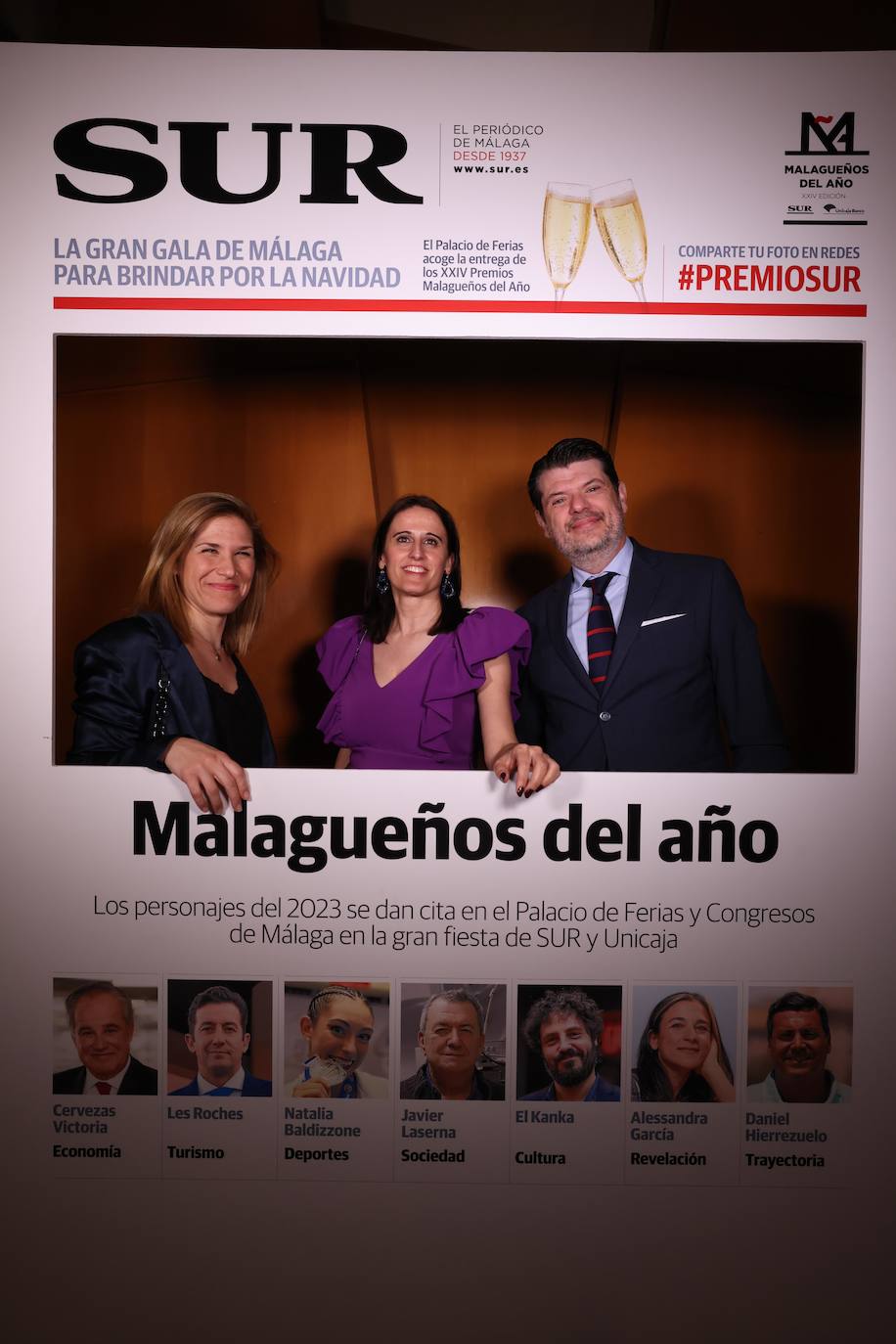 Las portadas de los invitados a los Premios Malagueños del Año 2023