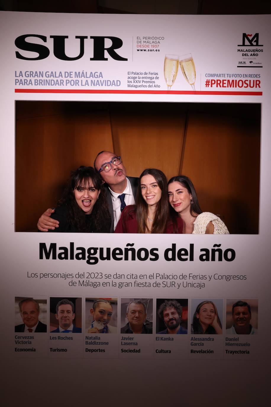 Las portadas de los invitados a los Premios Malagueños del Año 2023