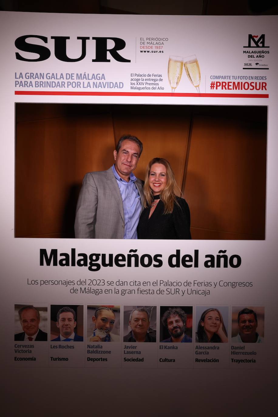 Las portadas de los invitados a los Premios Malagueños del Año 2023