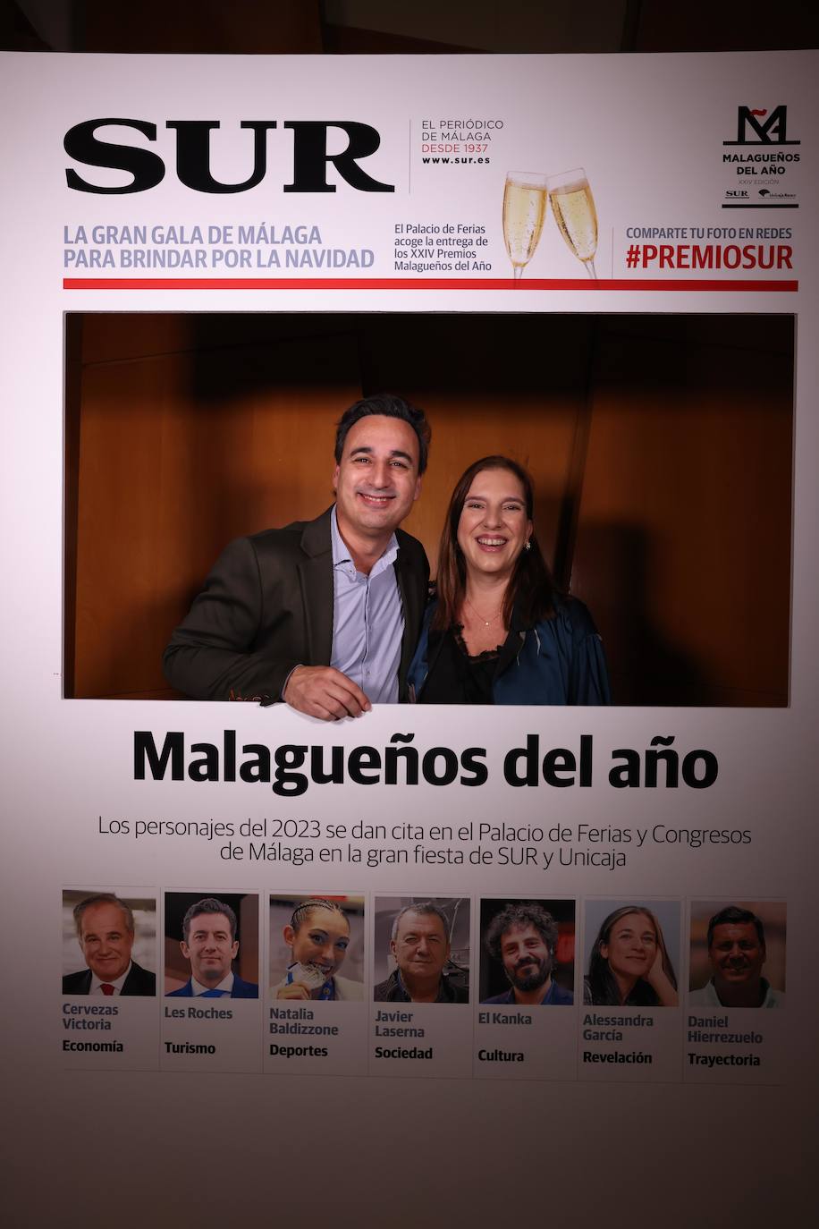 Las portadas de los invitados a los Premios Malagueños del Año 2023