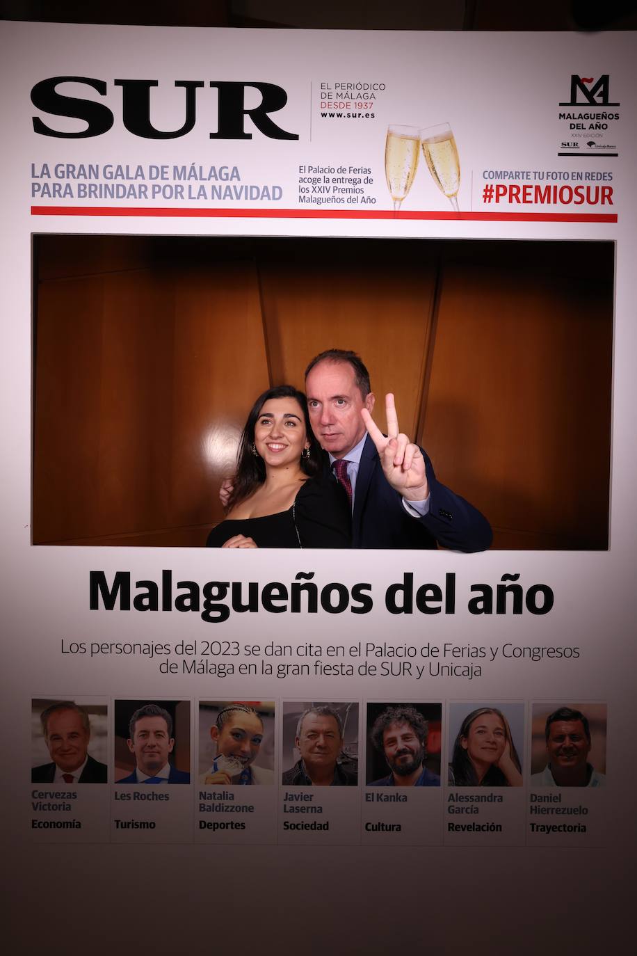 Las portadas de los invitados a los Premios Malagueños del Año 2023