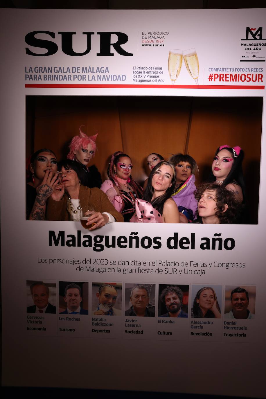 Las portadas de los invitados a los Premios Malagueños del Año 2023