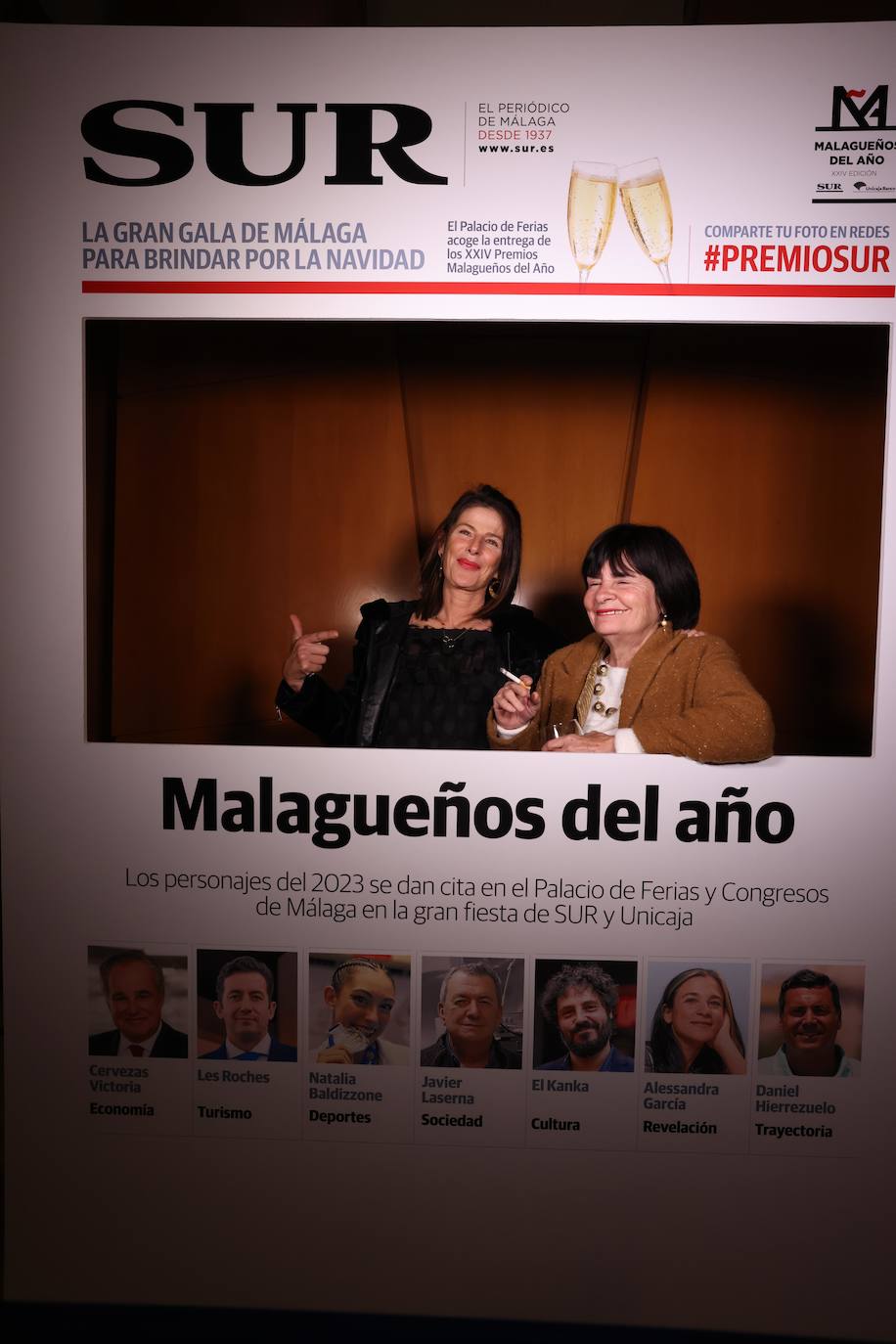 Las portadas de los invitados a los Premios Malagueños del Año 2023