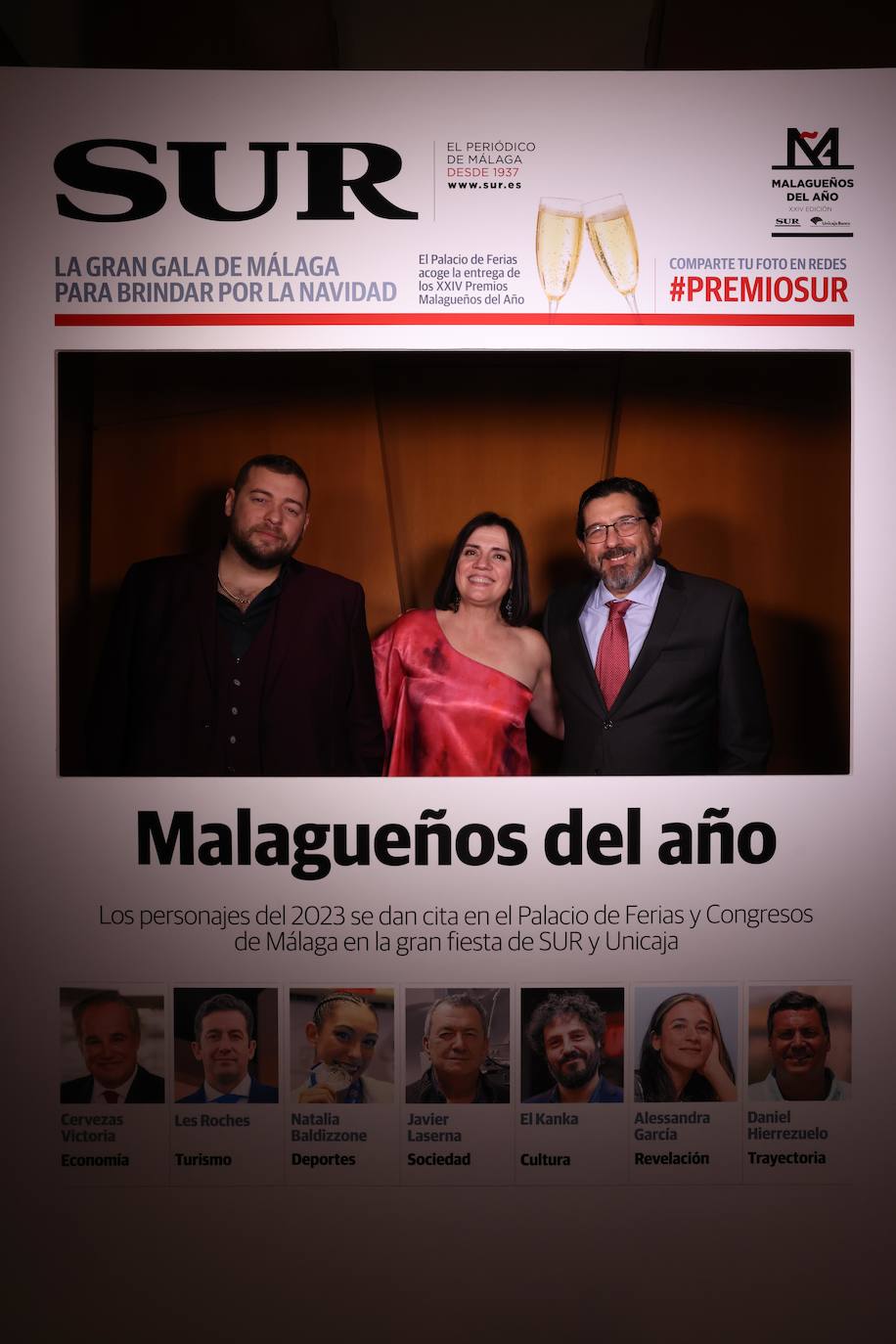 Las portadas de los invitados a los Premios Malagueños del Año 2023