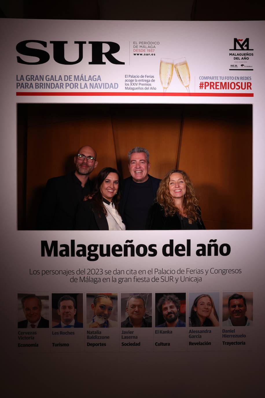 Las portadas de los invitados a los Premios Malagueños del Año 2023