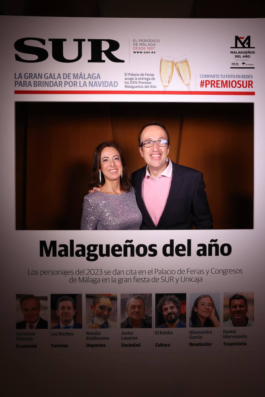 Las portadas de los invitados a los Premios Malagueños del Año 2023