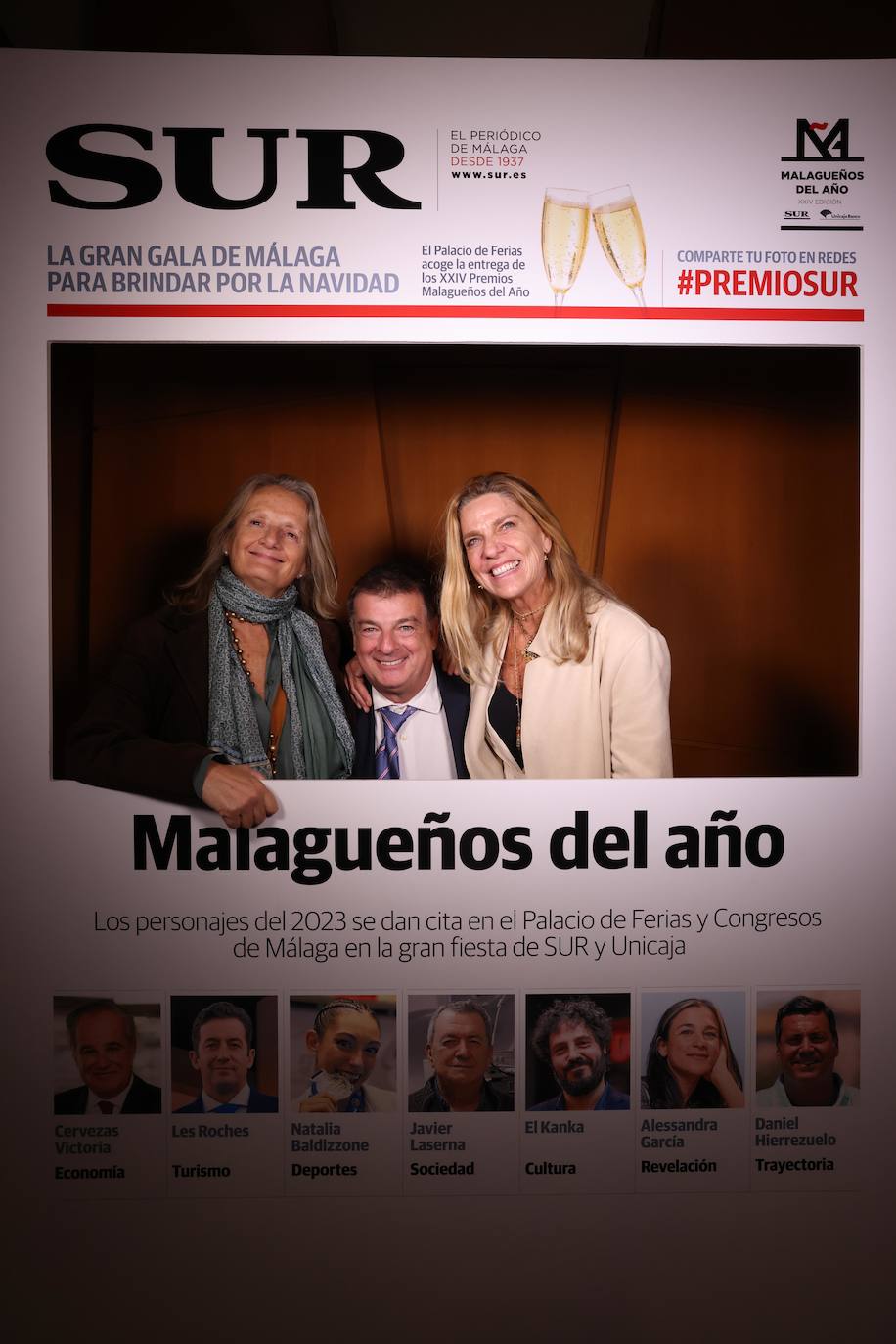 Las portadas de los invitados a los Premios Malagueños del Año 2023