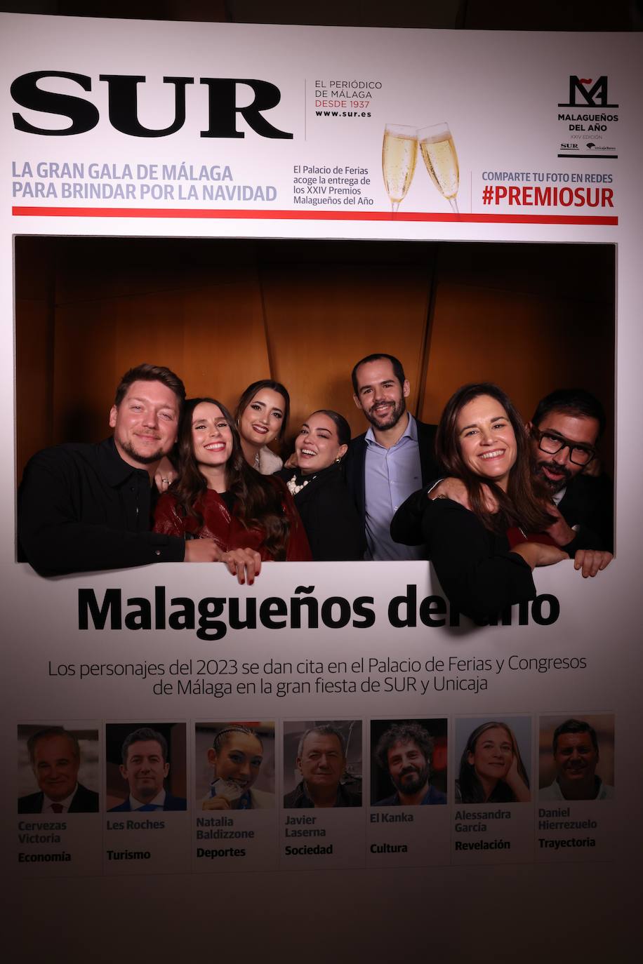 Las portadas de los invitados a los Premios Malagueños del Año 2023