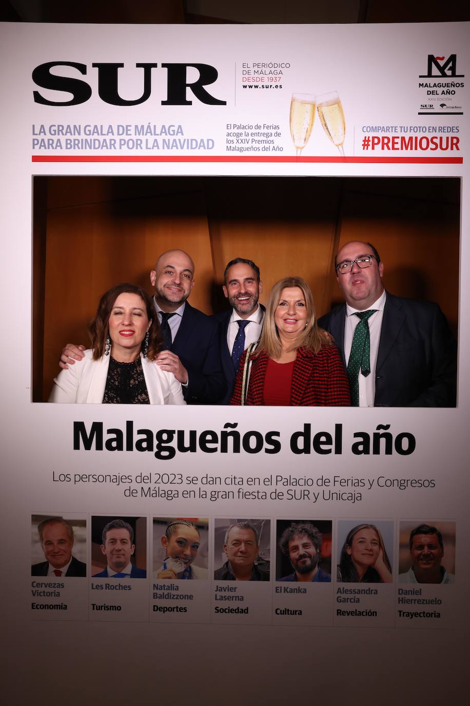 Las portadas de los invitados a los Premios Malagueños del Año 2023