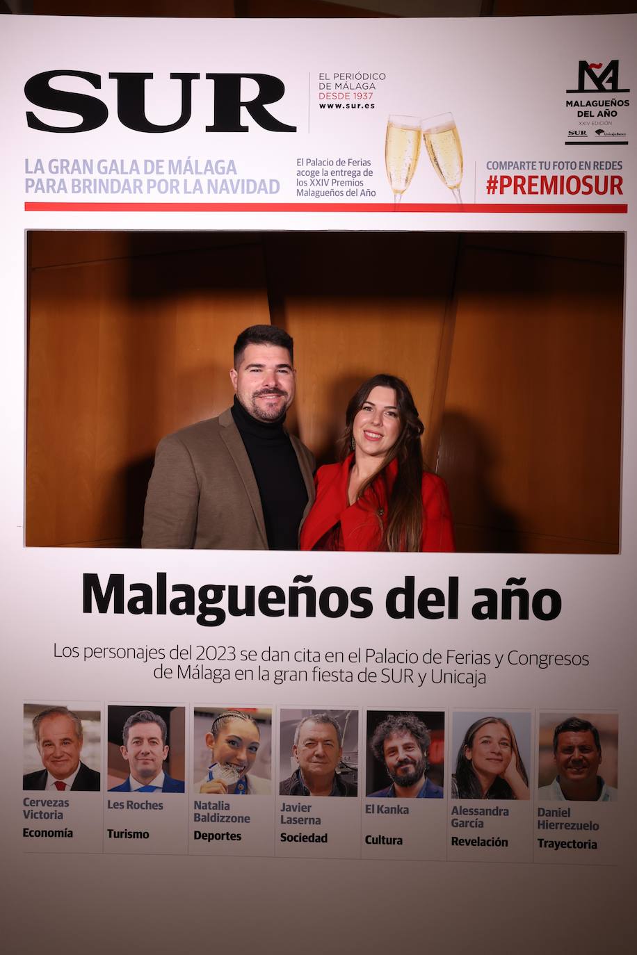 Las portadas de los invitados a los Premios Malagueños del Año 2023