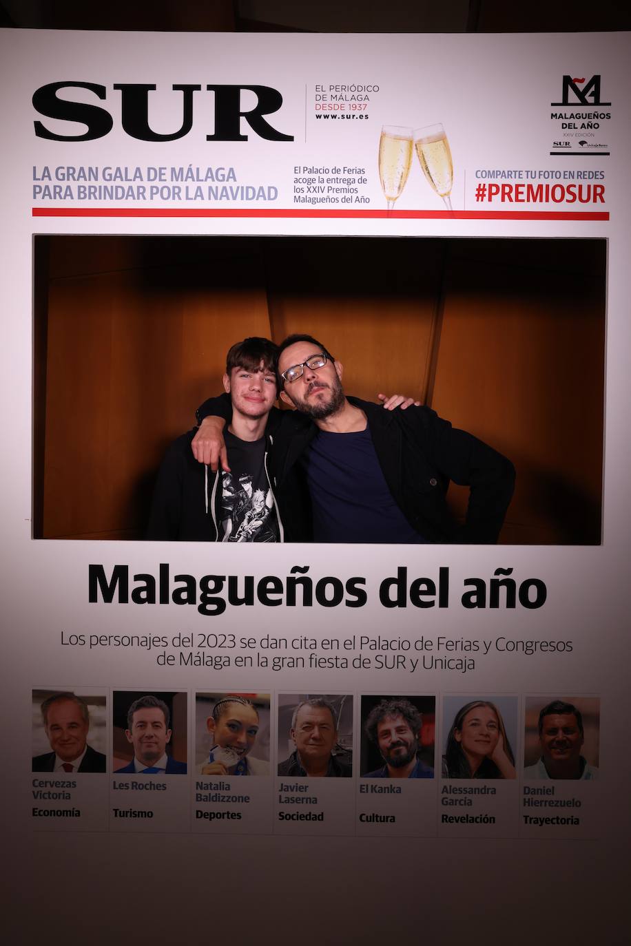 Las portadas de los invitados a los Premios Malagueños del Año 2023