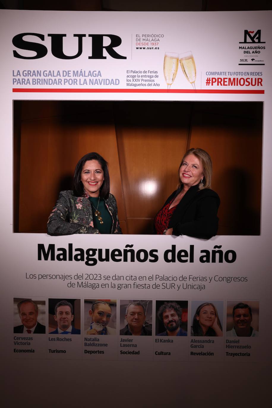 Las portadas de los invitados a los Premios Malagueños del Año 2023