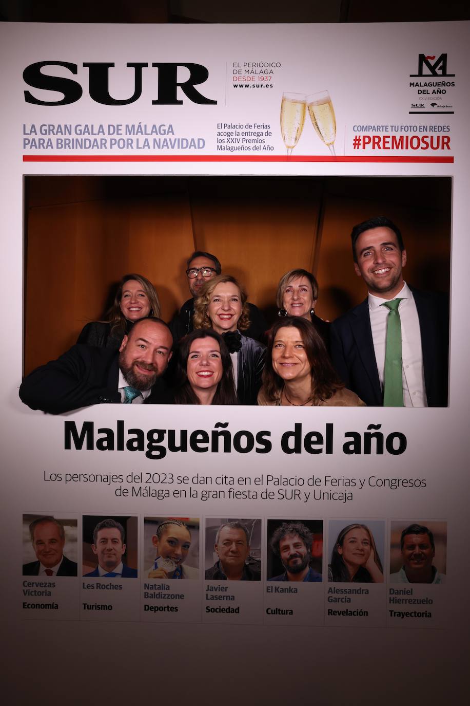 Las portadas de los invitados a los Premios Malagueños del Año 2023