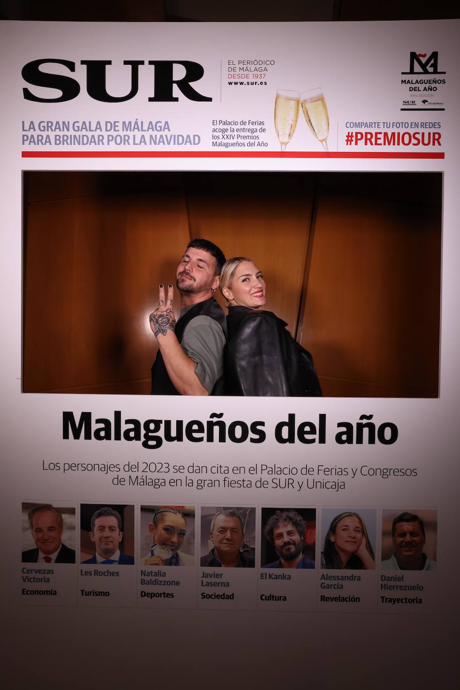 Las portadas de los invitados a los Premios Malagueños del Año 2023