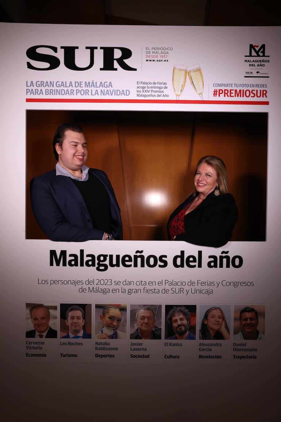 Las portadas de los invitados a los Premios Malagueños del Año 2023