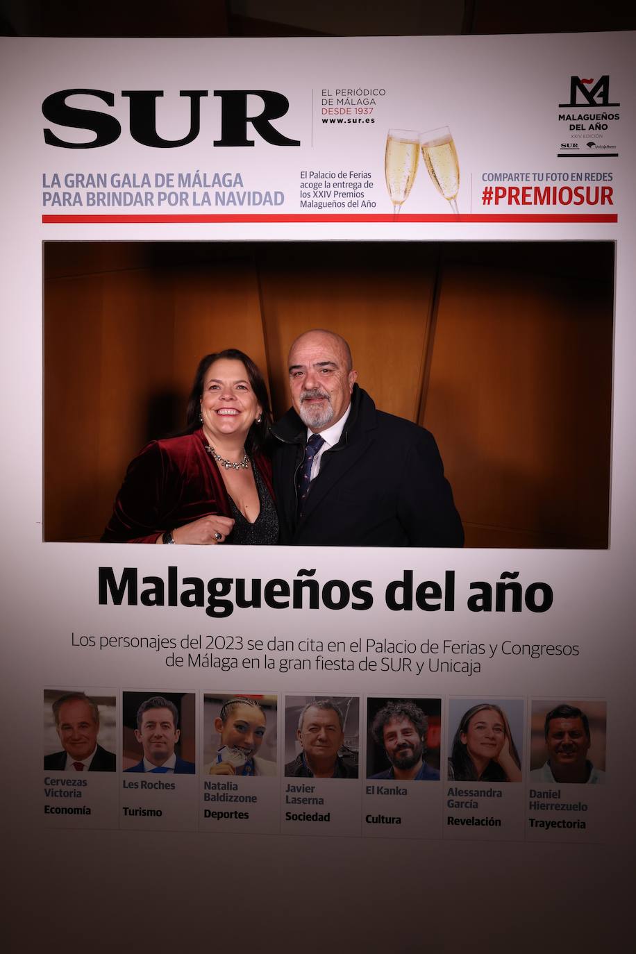 Las portadas de los invitados a los Premios Malagueños del Año 2023