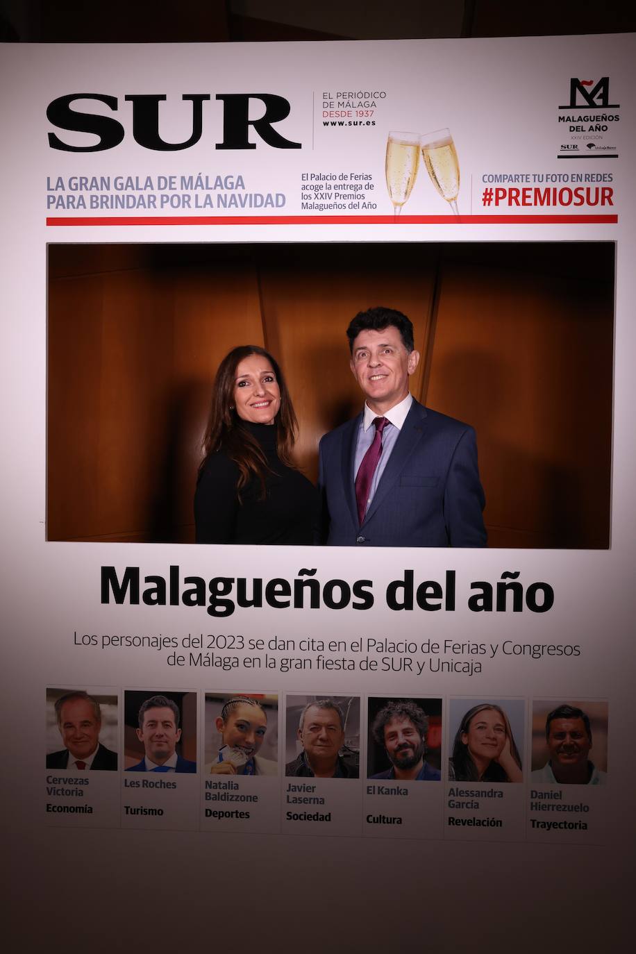 Las portadas de los invitados a los Premios Malagueños del Año 2023