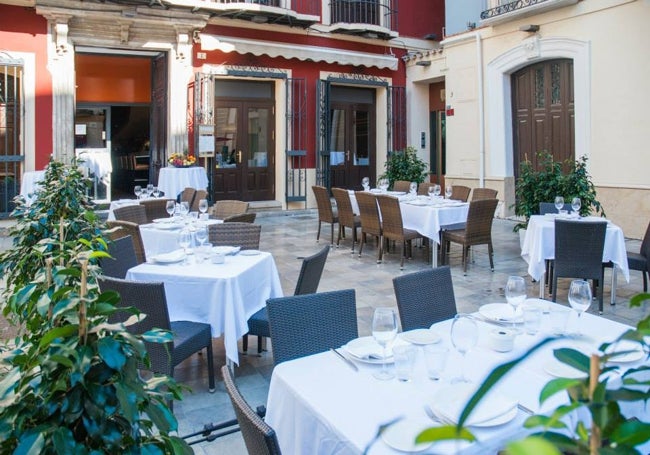 Terraza del restaurante La Reserva del Olivo.