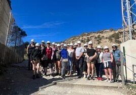 Participantes en el fam trip, organizado por la Diputación.