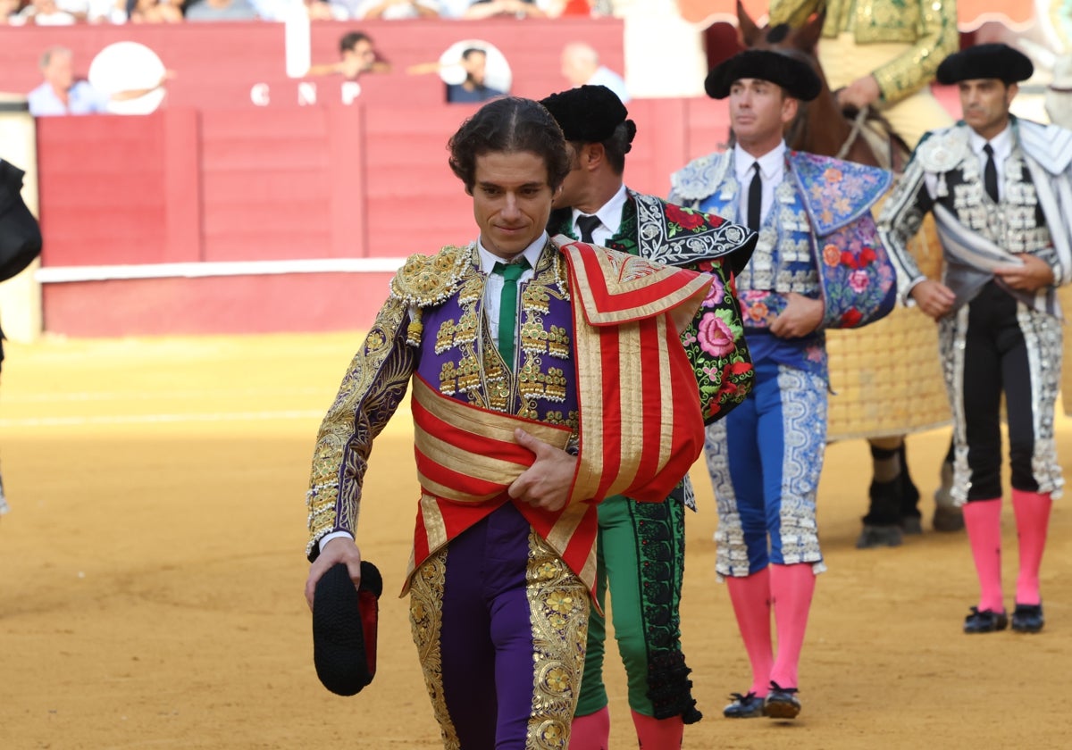 Paseíllo de Santana en la plaza de La Malagueta.