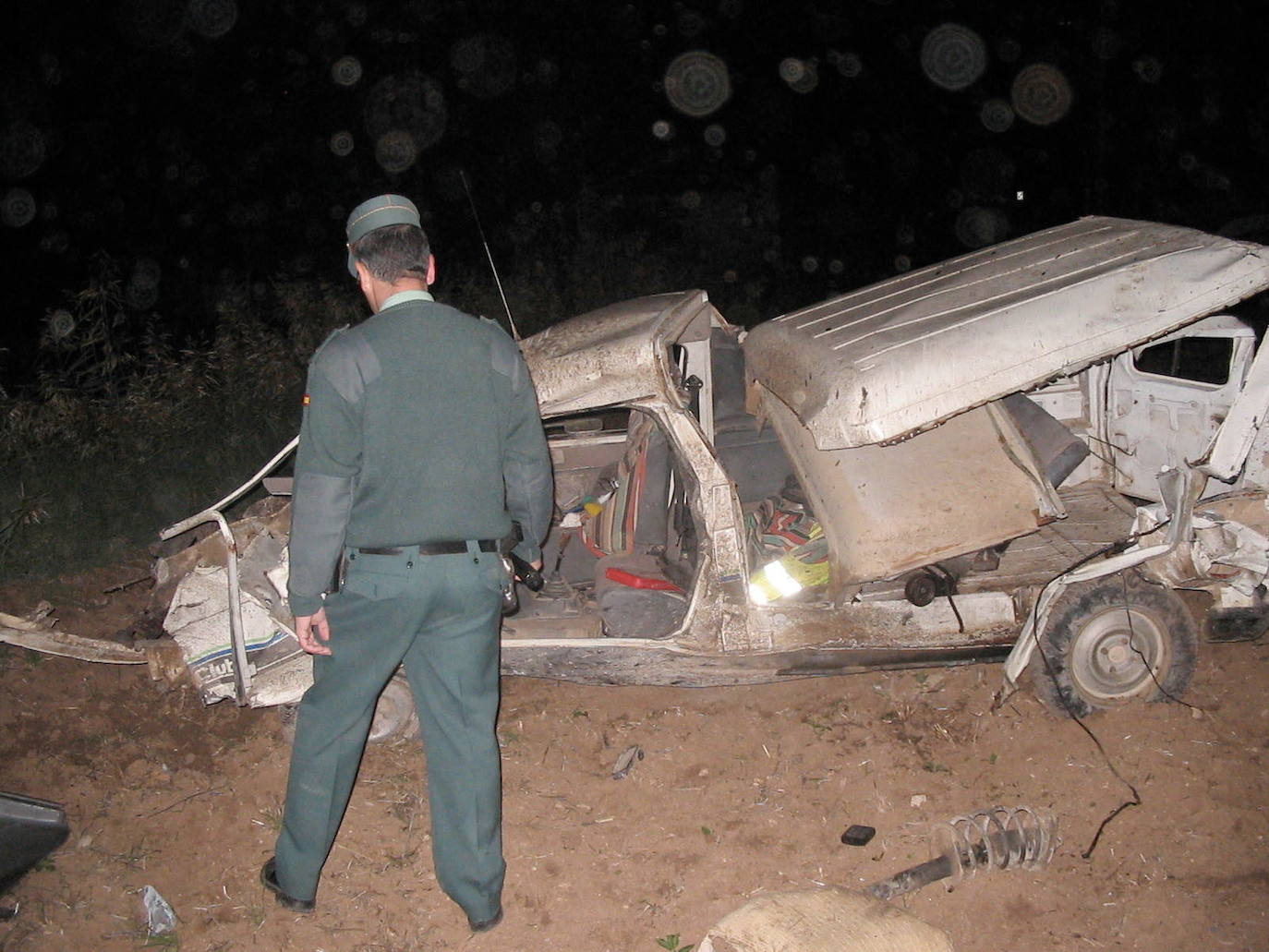 Un muerto y dos heridos graves en un paso a nivel en Ronda, en 2005