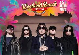 Weekend Beach Festival 2024 ha confirmado la asistencia de una de las bandas europeas más rockeras y míticas de todos los tiempos, Europe.