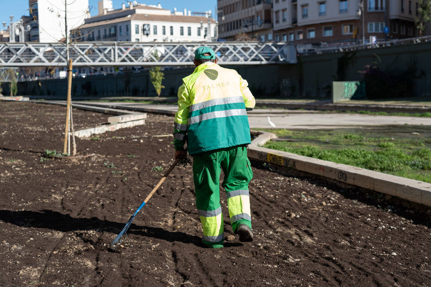 El Ayuntamiento quiere crear una pradera verde en el tramo final del río Guadalmedina de Málaga capital