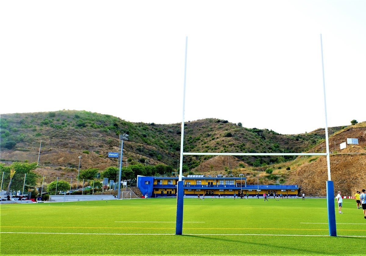 El campo de rugby de Rincón de la Victoria.