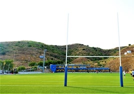 El campo de rugby de Rincón de la Victoria.