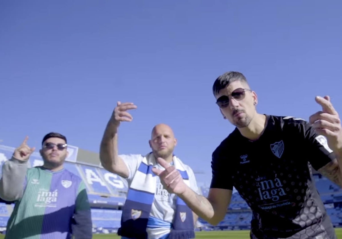 'De Málaga y del Málaga': el rap blanquiazul de PuroMc y Fran DesdeCero