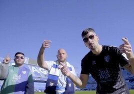 El videoclip del tema está grabado desde La Rosaleda.