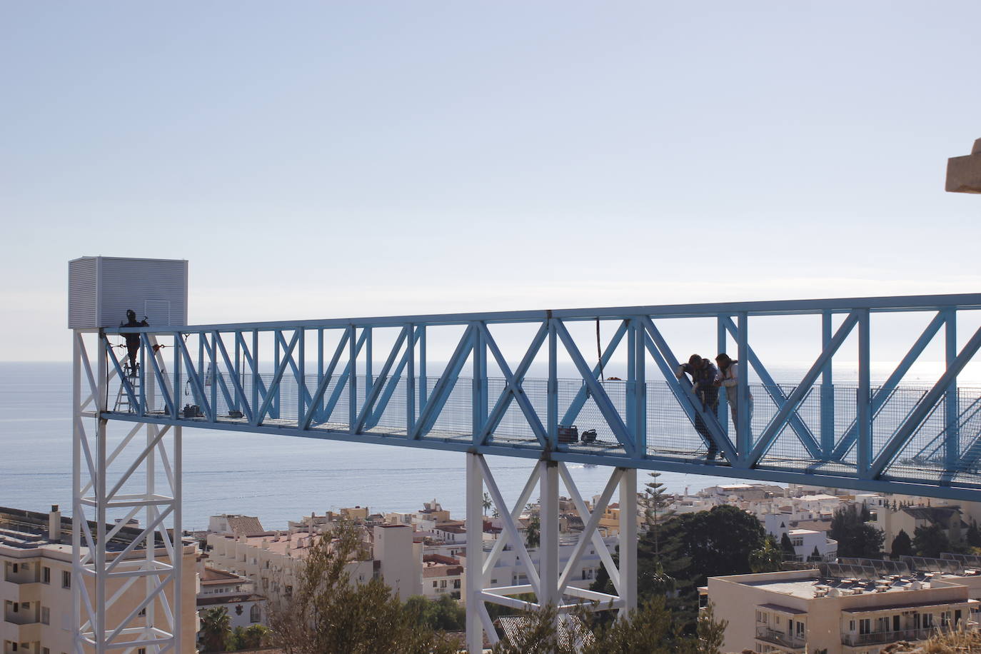 Nuevo atractivo en el Parque de La Batería de Torremolinos: un ascensor panorámico de 28,8 metros