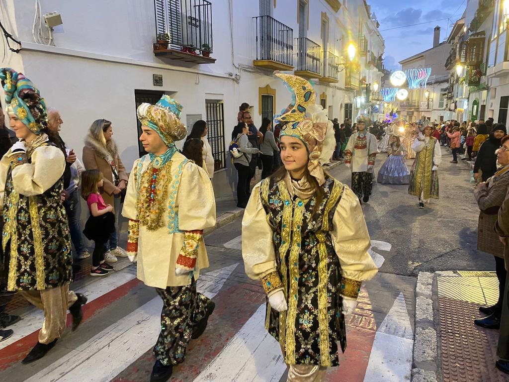 Cabalgata de los Reyes Magos en la Axarquía: Vélez-Málaga, Rincón de la Victoria, Torrox, Torre del Mar, Nerja y Frigiliana