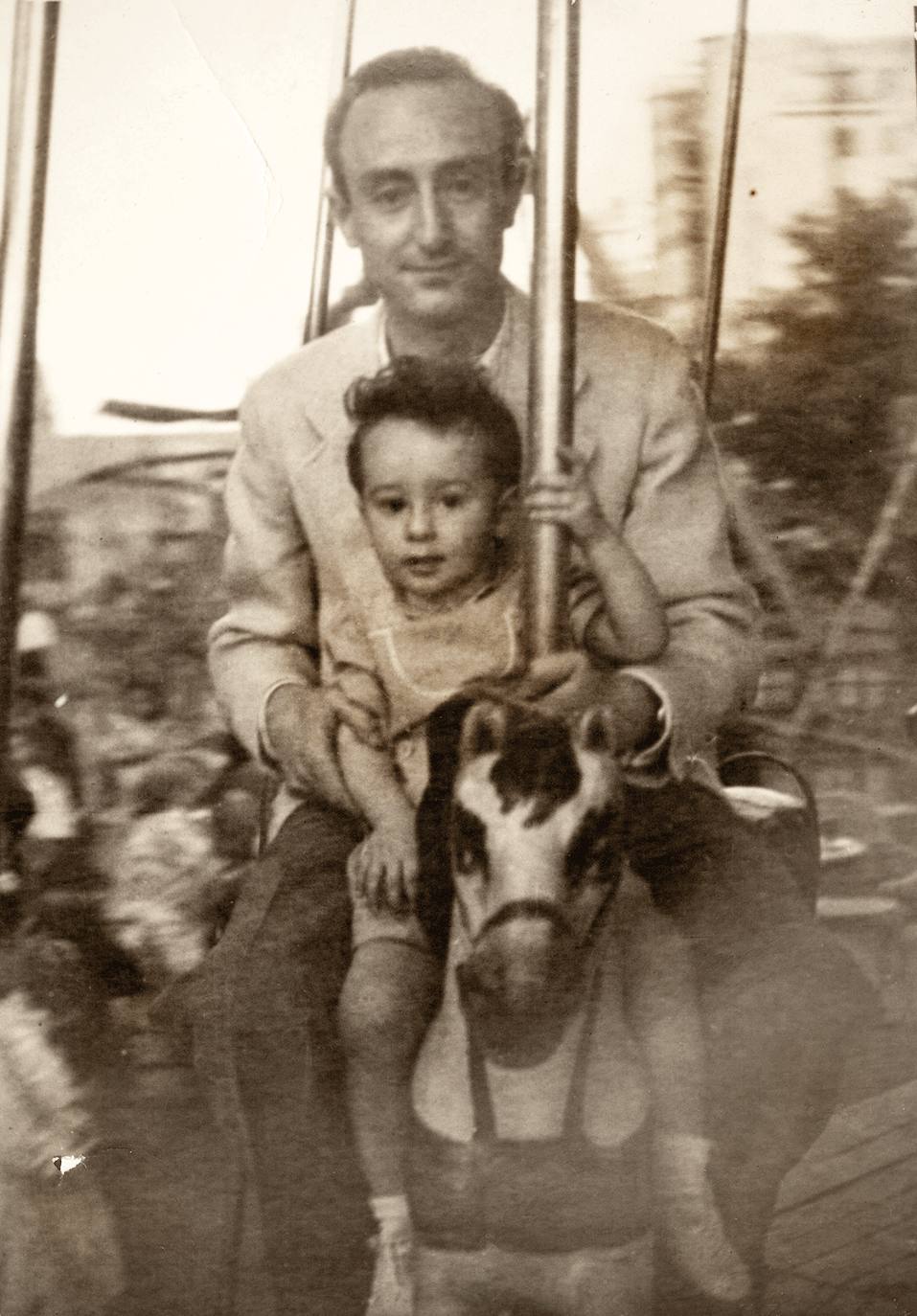 De Luis, en la feria de 1947.