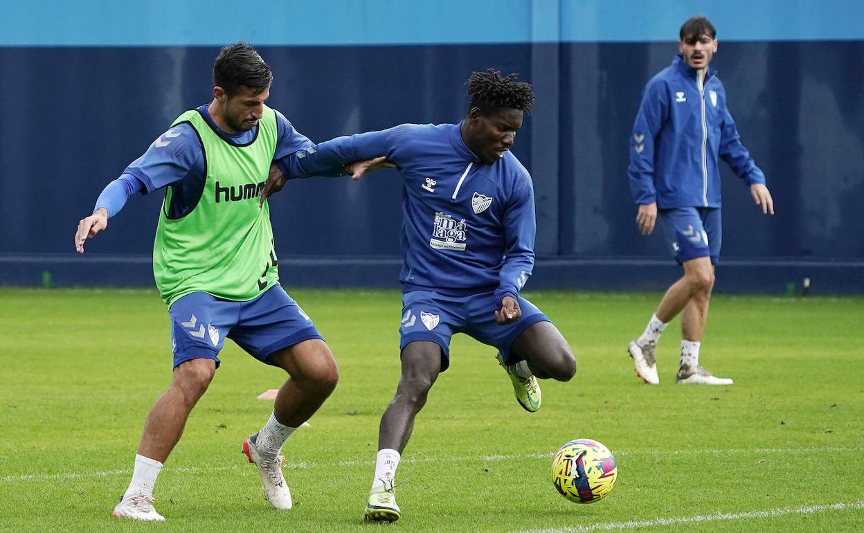 Lumor, durante un entrenamiento anterior a las vacaciones. 