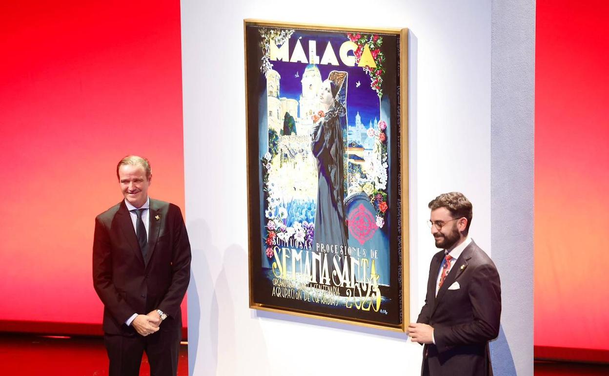 Presentación del cartel de la Semana Santa de Málaga 2023. 