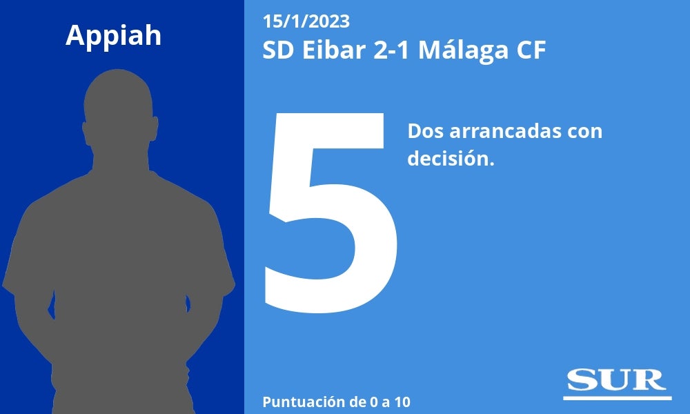 Fotos: Notas a los jugadores del Málaga ante el Eibar