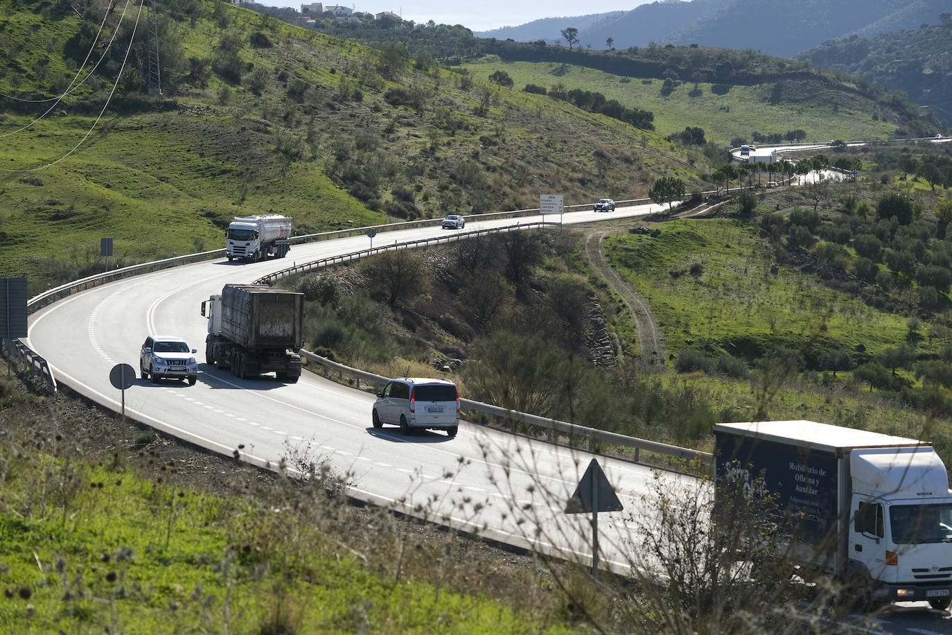 La A-357 es la carretera con la mayor siniestralidad de Málaga. 