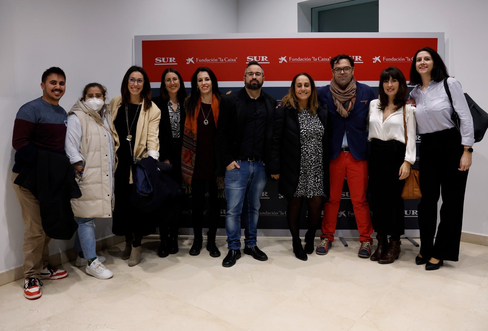 Max Pachón, Marian Pérez, María Ángeles Contreras, Sara Barranco, Sara Reyes, Santiago Ruiz, Gracia García, Diego Heredia, Ángela García y Paqui García