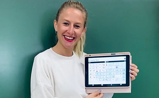 Gema Sánchez, del colegio público Juan Ramón Jiménez de Marbella, premiada en la modalidad de Educación Especial. 